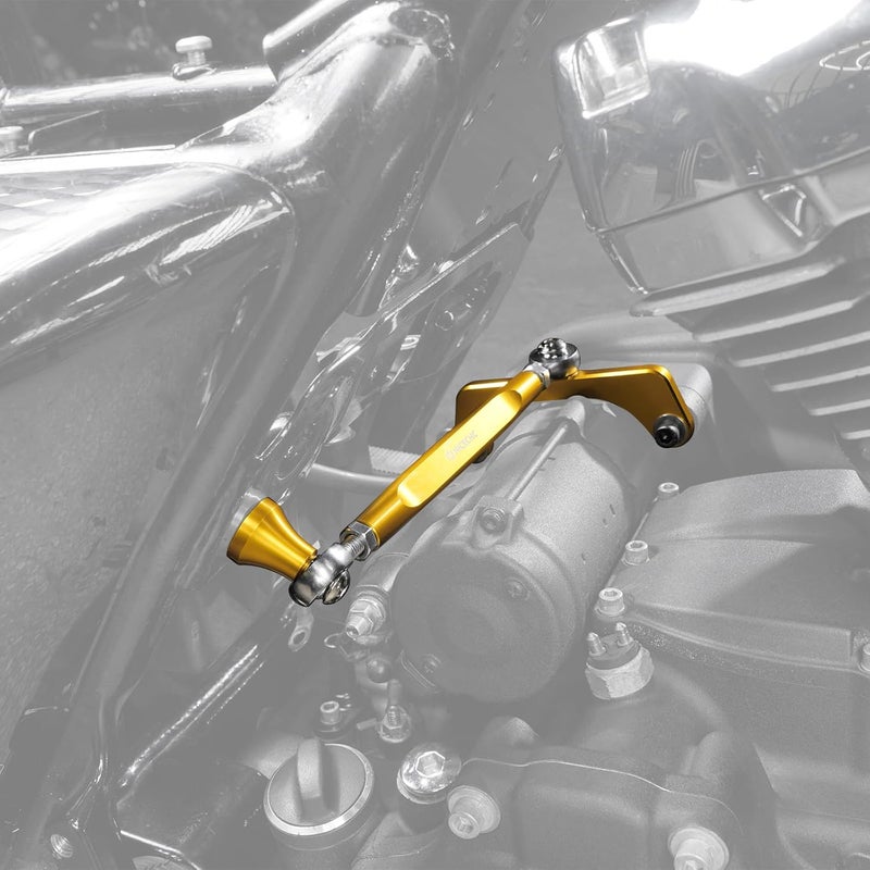 NICECNC Gold M8 Touring Rear Stabilizer Compatible with Harley Street Glide FLHX 2017-2025,Compatible with Harley CVO Road Glide FLTRXSTSE ST 2024 See Fitments - Image 2